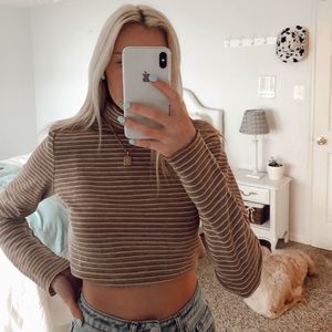 Long sleeve striped sweater